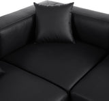 Cube Vegan Leather Modular Sectional - Modern Elegance and Comfort for Contemporary Spaces