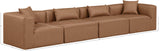 Cube Vegan Leather Modular Sofa - Luxurious Contemporary Design for Modern Living Spaces
