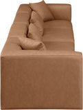 Cube Vegan Leather Modular Sofa - Luxurious Contemporary Design for Modern Living Spaces