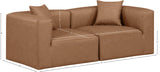 Cube Modular Sofa - Luxurious Vegan Leather Design for Modern Living Spaces and Chic Home Offices
