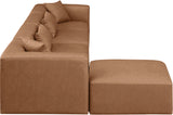 Cube Vegan Leather Modular Sectional - Luxurious Comfort and Modern Elegance for Any Living Space