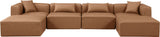 Cube Vegan Leather Modular Sectional - Elevate Your Space with Modern Elegance and Comfort Today!