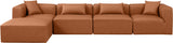 Cube Vegan Leather Modular Sectional - Luxurious Comfort and Modern Elegance for Any Living Space