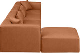 Cube Vegan Leather Modular Sectional - Luxurious Comfort and Modern Elegance for Any Living Space