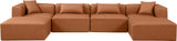 Cube Vegan Leather Modular Sectional - Elevate Your Space with Modern Elegance and Comfort Today!