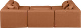 Cube Modular Sectional - Luxurious Vegan Leather Design for Contemporary Living Spaces and Comfort