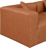 Cube Vegan Leather Modular Sectional: Luxurious, Contemporary Design for Elegant Living Spaces