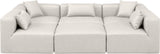 Cube Modular Sectional - Luxurious Vegan Leather Design for Contemporary Living Spaces and Comfort