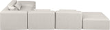 Cube Vegan Leather Modular Sectional - Modern Elegance and Comfort for Contemporary Spaces