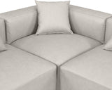 Cube Vegan Leather Modular Sectional - Modern Elegance and Comfort for Contemporary Spaces