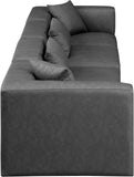 Cube Vegan Leather Modular Sofa - Luxurious Contemporary Design for Modern Living Spaces