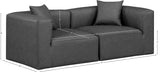 Cube Modular Sofa - Luxurious Vegan Leather Design for Modern Living Spaces and Chic Home Offices