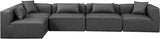 Cube Vegan Leather Modular Sectional - Elevate Your Living Space with Modern Elegance and Comfort