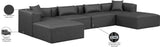Cube Vegan Leather Modular Sectional - Elevate Your Space with Modern Elegance and Comfort Today!