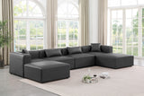 Cube Vegan Leather Modular Sectional - Elevate Your Space with Modern Elegance and Comfort Today!