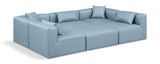 Cube Modular Sectional - Luxurious Vegan Leather Design for Contemporary Living Spaces and Comfort