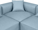 Cube Vegan Leather Modular Sectional - Modern Elegance and Comfort for Contemporary Spaces