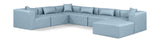 Cube Vegan Leather Modular Sectional: Luxurious, Contemporary Design for Elegant Living Spaces
