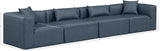 Cube Vegan Leather Modular Sofa - Luxurious Contemporary Design for Modern Living Spaces