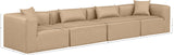 Cube Vegan Leather Modular Sofa - Luxurious Contemporary Design for Modern Living Spaces