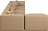 Cube Vegan Leather Modular Sectional - Elevate Your Living Space with Modern Elegance and Comfort