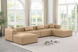 Cube Vegan Leather Modular Sectional - Elevate Your Space with Modern Elegance and Comfort Today!
