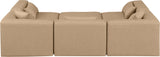 Cube Modular Sectional - Luxurious Vegan Leather Design for Contemporary Living Spaces and Comfort