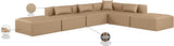 Cube Vegan Leather Modular Sectional - Modern Elegance and Comfort for Contemporary Spaces