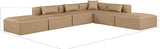 Cube Vegan Leather Modular Sectional - Modern Elegance and Comfort for Contemporary Spaces