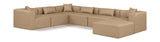 Cube Vegan Leather Modular Sectional: Luxurious, Contemporary Design for Elegant Living Spaces