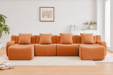 ROMA 148" 4-Seater Sofa with 2 Ottomans
