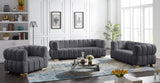 Gwen Velvet Loveseat - Luxurious Comfort & Contemporary Style with Tufting and Custom Legs Options