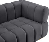 Gwen Velvet Loveseat - Luxurious Comfort & Contemporary Style with Tufting and Custom Legs Options