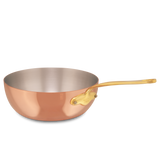 Mauviel M'Heritage M'150 B Copper Chef Pan With Brass Handle