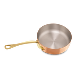 Mauviel M'Heritage M'150 B Copper Saute Pan With Brass Handle