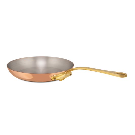 Mauviel M'Heritage M'150 B Copper Frying Pan With Brass Handle