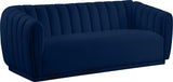 Dixie Velvet Sofa - Chic Contemporary Design with Deep Channel Tufting for Elegant Living Spaces