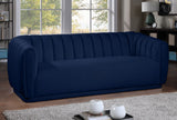Dixie Velvet Sofa - Chic Contemporary Design with Deep Channel Tufting for Elegant Living Spaces