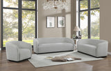 Mylah Loveseat - Contemporary Soft Upholstered Seating with Durable Black Wood Base for Cozy Spaces