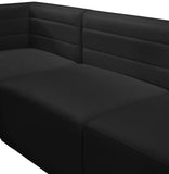 Quincy Modular Armless Chair - Elegant Contemporary Design with Cloud-Like Comfort and Tufting