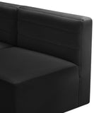 Quincy Modular Armless Chair - Elegant Contemporary Design with Cloud-Like Comfort and Tufting