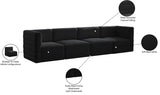 Quincy Modular Sofa - Elegant Contemporary Design with Cloud-Like Comfort and Channel Tufting
