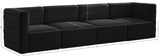 Quincy Modular Sofa - Elegant Contemporary Design with Cloud-Like Comfort and Channel Tufting