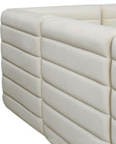 Quincy Modular Armless Chair - Elegant Contemporary Design with Cloud-Like Comfort and Tufting
