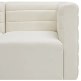 Quincy Modular Armless Chair - Elegant Contemporary Design with Cloud-Like Comfort and Tufting