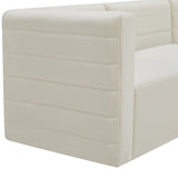 Quincy Modular Armless Chair - Elegant Contemporary Design with Cloud-Like Comfort and Tufting