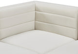 Quincy Modular Armless Chair - Elegant Contemporary Design with Cloud-Like Comfort and Tufting