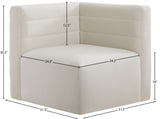 Quincy Modular Corner Chair – Elegant Contemporary Design with Cloud-Like Comfort and Style