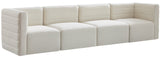 Quincy Modular Sofa - Elegant Contemporary Design with Cloud-Like Comfort and Channel Tufting