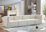 Quincy Modular Sofa - Elegant Contemporary Design with Cloud-Like Comfort and Channel Tufting